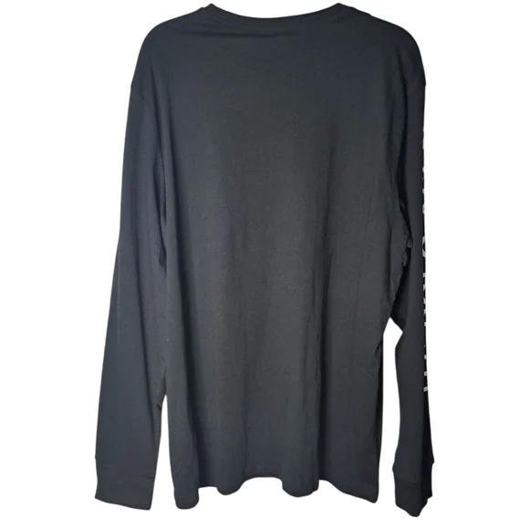 NWT U.S. Polo Assn. Long Sleeve Logo T-Shirt Black Men’s Size XL (Ref 12) - Picture 3 of 5